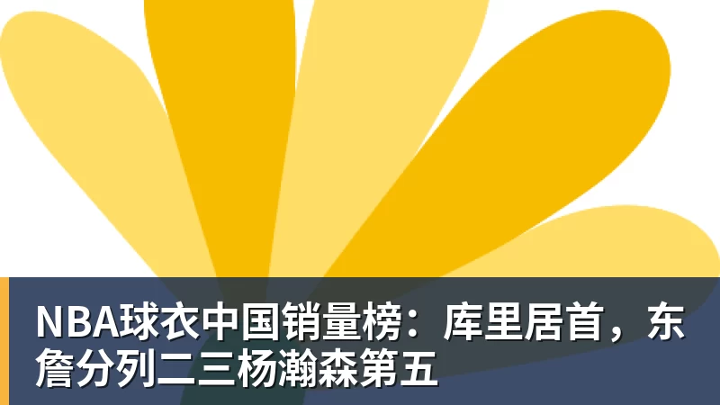 NBA球衣中国销量榜:库里居首,东詹分列二三杨瀚森第五